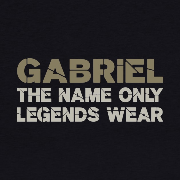 Gabriel, the name only legends wear! by VellArt